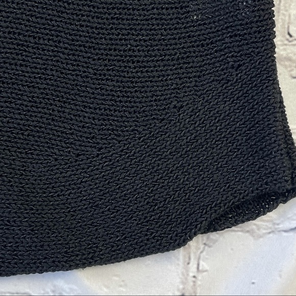 3/30$🔥 Cupio Black Boat neck short sleeve knitted blouse top size S - Picture 5 of 8